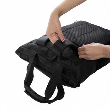 Logo trade business gifts image of: Swiss Peak RFID 15" laptop totepack PVC free