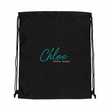 Logo trade promotional giveaways image of: Impact AWARE™ RPET 190T drawstring bag