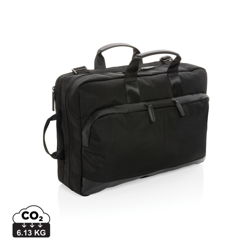 Logo trade promotional products image of: Swiss Peak Aware™ executive 2-in-1 laptop backpack