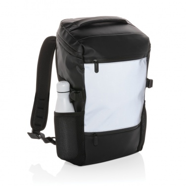 Logo trade promotional products picture of: PU high visibility easy access 15.6" laptop backpack