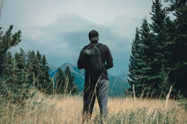 Logo trade promotional giveaway photo of: Swiss Peak AWARE™ RPET 15.6 inch day pack