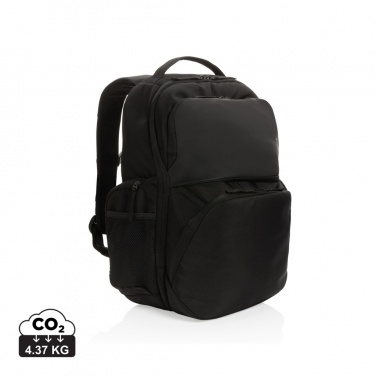 Logo trade promotional merchandise picture of: Swiss Peak AWARE™ RPET 15.6 inch commuter backpack