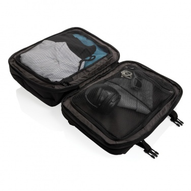 Logo trade promotional gifts picture of: Swiss Peak AWARE™ RPET 15.6' expandable weekend backpack