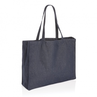 Logo trade business gift photo of: Impact AWARE™ recycled denim shopper