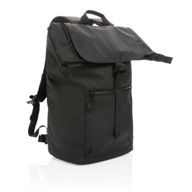 Logo trade advertising products image of: Impact AWARE™ RPET water resistant 15.6" laptop backpack