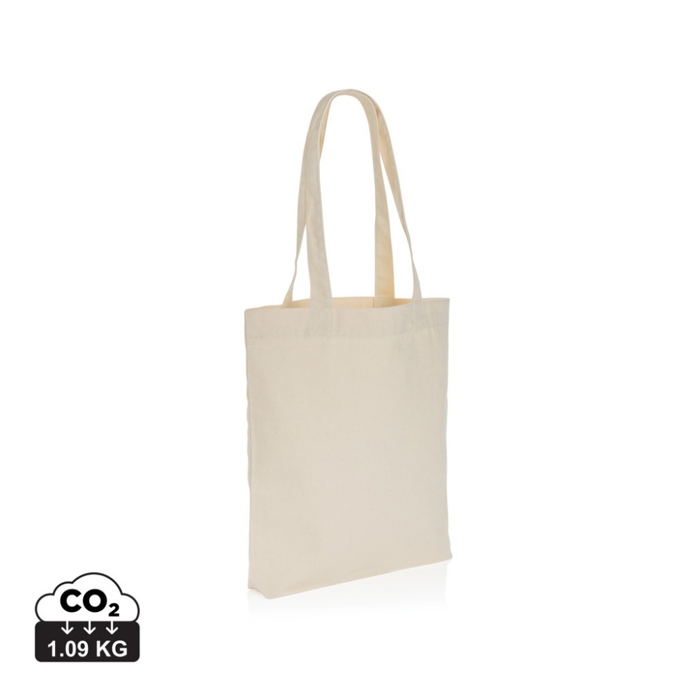 Logo trade business gifts image of: Impact AWARE™ 285gsm rcanvas tote bag undyed