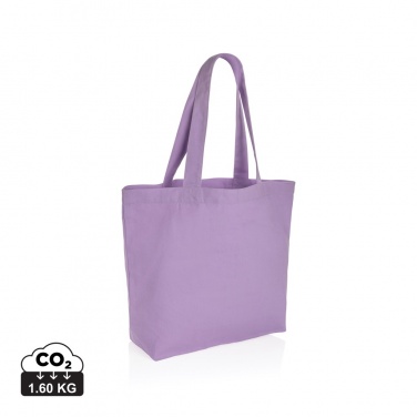 Logo trade promotional merchandise photo of: Impact Aware™ 240 gsm rcanvas shopper w/pocket