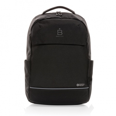 Logotrade promotional merchandise image of: Swiss Peak Brooke AWARE™ RPET daily 15.6" laptop backpack