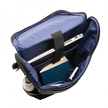 Logotrade promotional gift picture of: Swiss Peak Fern AWARE™ RPET all over zipper 15.6" backpack