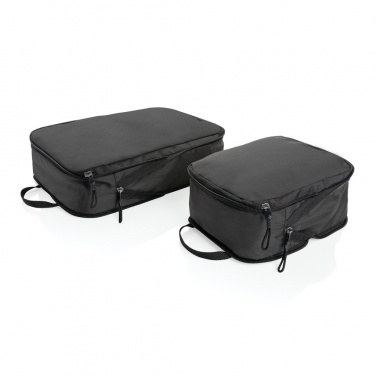 Logo trade corporate gift photo of: Swiss Peak Ridge AWARE™ RPET compression travel cubes 2pc