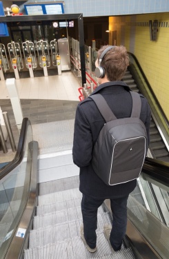 Logotrade promotional product image of: Swiss Peak AWARE™ anti-theft 15.6" laptop backpack