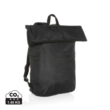 Logotrade promotional items photo of: Dillon AWARE™ RPET lightweight foldable backpack