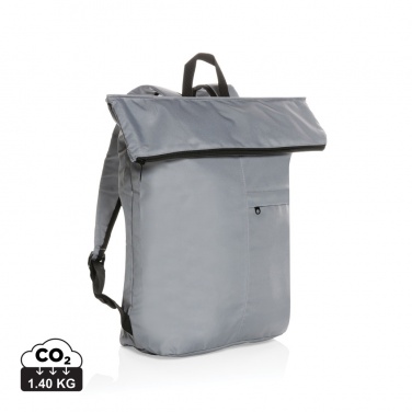 Logotrade promotional gift picture of: Dillon AWARE™ RPET lightweight foldable backpack