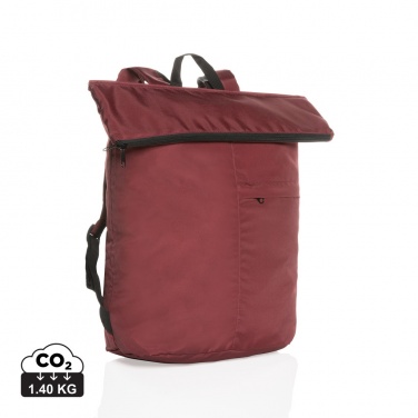 Logotrade business gift image of: Dillon AWARE™ RPET lightweight foldable backpack