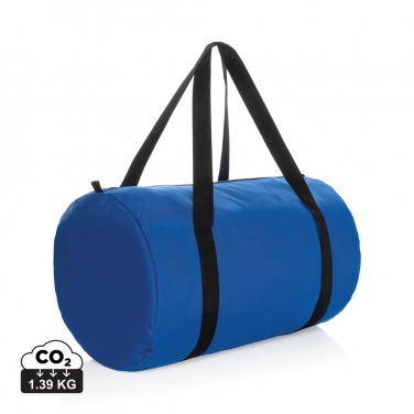 Logo trade promotional gifts image of: Dillon AWARE™ RPET foldable sports bag