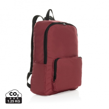 Logo trade advertising product photo of: Dillon AWARE™ RPET foldable classic backpack