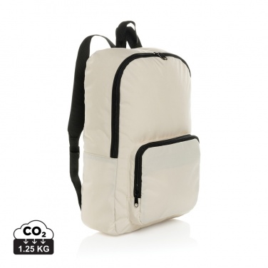 Logo trade promotional merchandise picture of: Dillon AWARE™ RPET foldable classic backpack