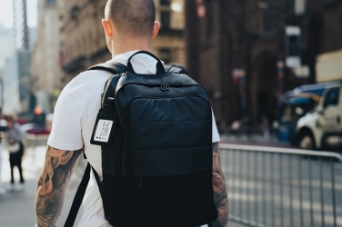 Logotrade promotional product picture of: Armond AWARE™ RPET 15.6 inch deluxe laptop backpack
