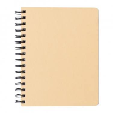 Logotrade business gifts photo of: A5 Kraft spiral notebook with sticky notes