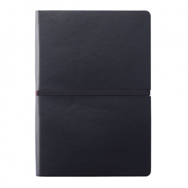 Logo trade promotional gifts picture of: Deluxe softcover A5 notebook