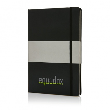 Logotrade promotional gift picture of: Deluxe hardcover A5 notebook