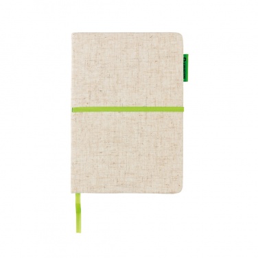 Logotrade promotional giveaway picture of: A5 jute notebook