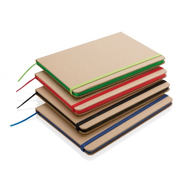 Logo trade advertising products picture of: A5 kraft notebook