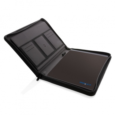Logotrade advertising product picture of: Impact AWARE™ RPET A4 portfolio with zipper