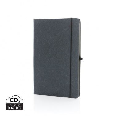 Logo trade promotional products picture of: Recycled leather hardcover notebook A5