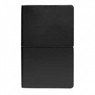 Logo trade advertising products image of: Modern deluxe softcover A5 notebook