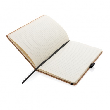 Logo trade promotional giveaway photo of: Cork hardcover notebook A5