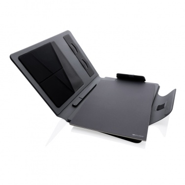 Logo trade business gifts image of: Artic Magnetic 10W wireless charging A4 portfolio