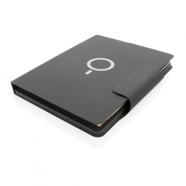 Logotrade promotional gift picture of: Artic Magnetic 10W wireless charging A4 portfolio