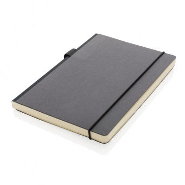 Logo trade business gift photo of: A5 deluxe kraft hardcover notebook