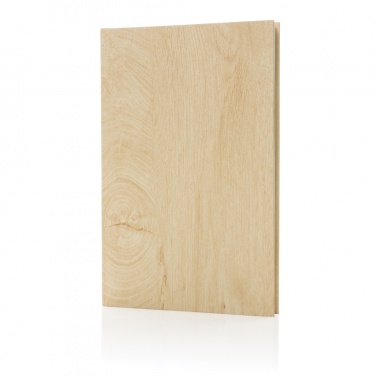 Logotrade promotional item picture of: Kavana wood print A5 notebook