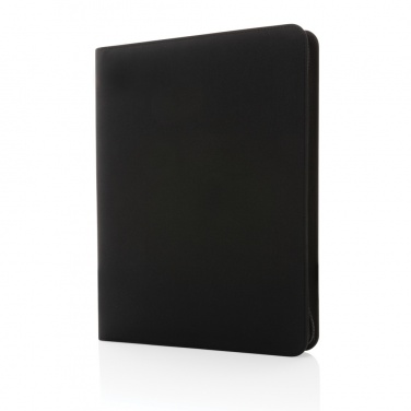 Logo trade promotional giveaways image of: Impact Aware™ deluxe 300D tech portfolio with zipper