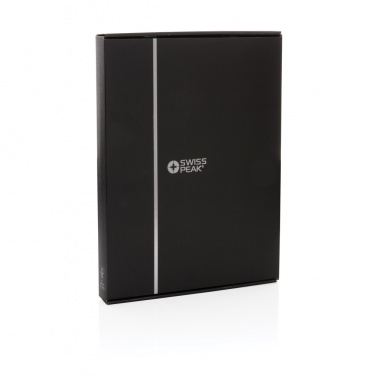 Logotrade promotional gift picture of: Swiss Peak Heritage RCS rPU A4 portfolio with zipper