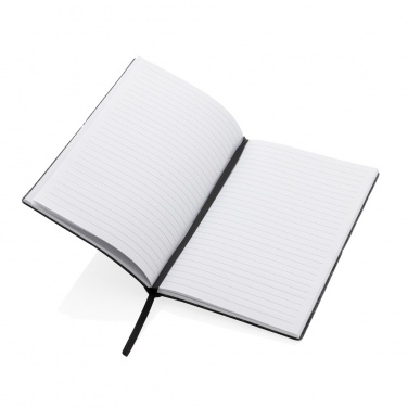 Logo trade corporate gifts image of: GRS certified recycled felt A5 softcover notebook