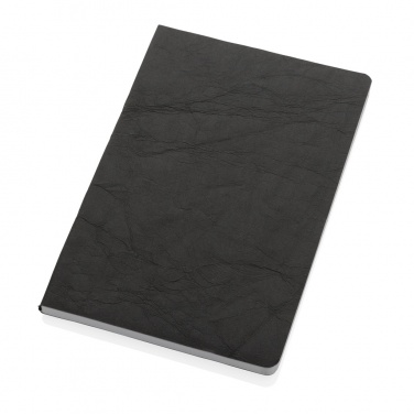 Logotrade promotional item picture of: Salton A5 GRS certified recycled paper notebook