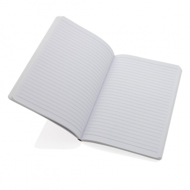 Logo trade promotional item photo of: Salton A5 GRS certified recycled paper notebook