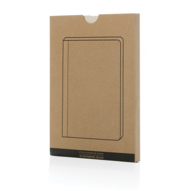 Logo trade promotional gifts image of: Stylo Sugarcane paper A5 Notebook