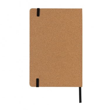 Logo trade business gift photo of: Stoneleaf A5 cork and stonepaper notebook