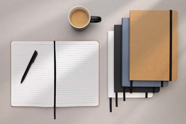 Logotrade corporate gift picture of: Craftstone A5 recycled kraft and stonepaper notebook