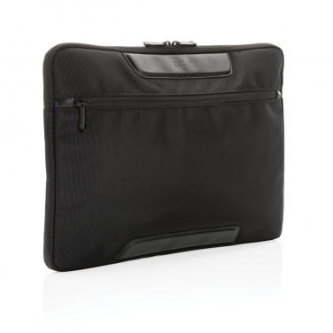 Logotrade promotional giveaway picture of: Swiss Peak AWARE™ RPET Voyager 15.6" laptop sleeve