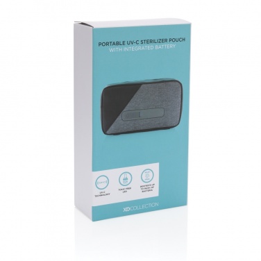 Logotrade promotional product picture of: Portable UV-C steriliser pouch with integrated battery