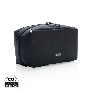 Logo trade promotional merchandise picture of: Swiss Peak AWARE™ toiletry bag PVC free