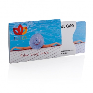Logotrade promotional merchandise picture of: Anti-skimming RFID shield card with active jamming chip