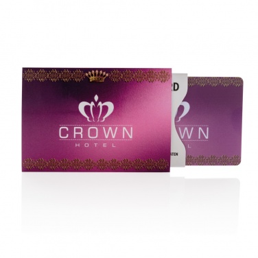 Logo trade promotional products picture of: Anti-skimming RFID shield card with active jamming chip