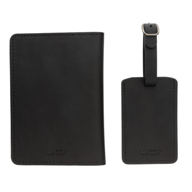 Logotrade corporate gift picture of: Swiss Peak GRS recycled PU travel gift set