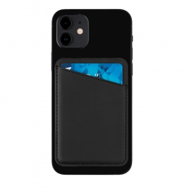 Logo trade advertising products image of: Magnetic phone card holder